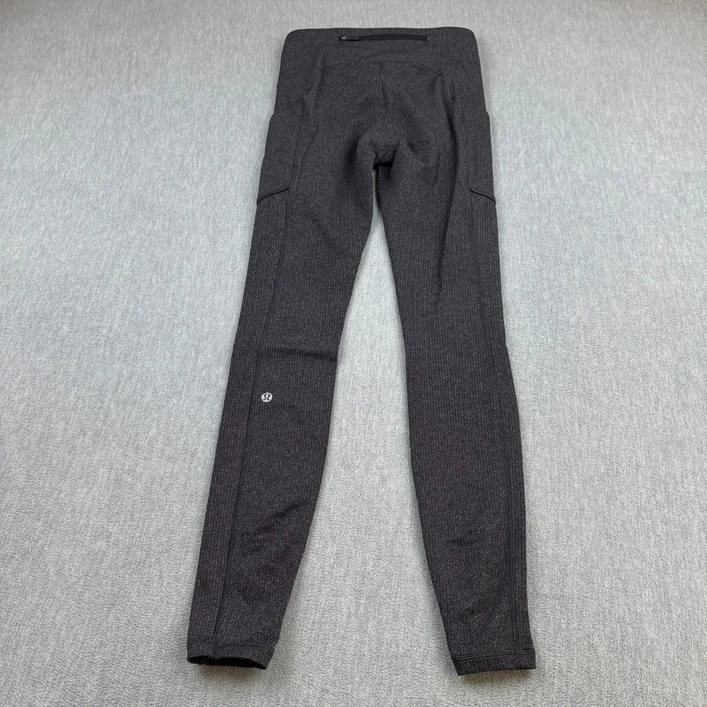 Lululemon Womens Leggings 4 Black Power Luxtreme Speed Up Tight 29